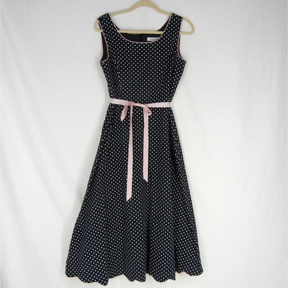 polka dot rockabilly dress